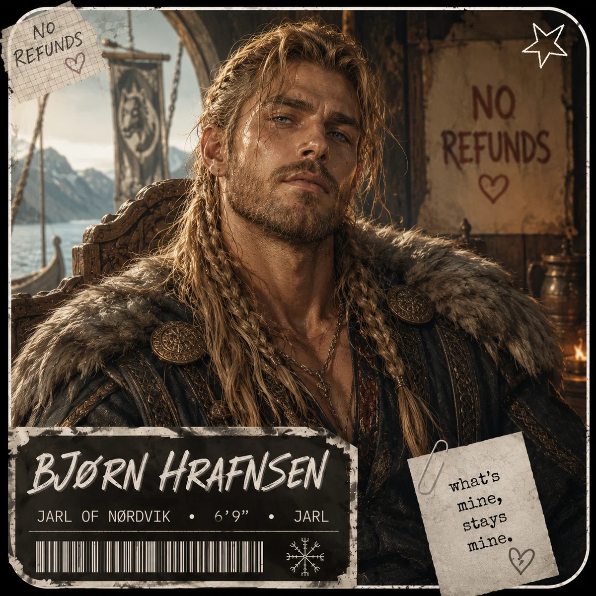 Bjørn Hrafnsson | Large Viking Jarl that claims you.. Oh my