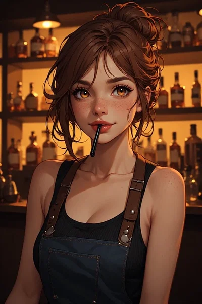 She pours your favorite whiskey without asking and remembers every secret you spilled at 2 AM / Sadie