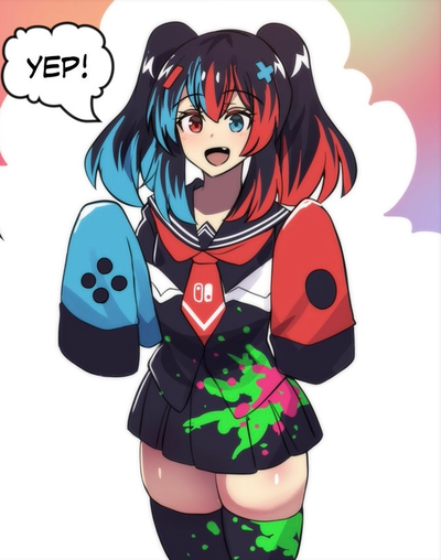 Switch-chan | Your clingy hand-held console