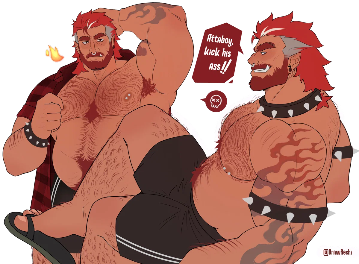 Bowser DILF Human Ver.