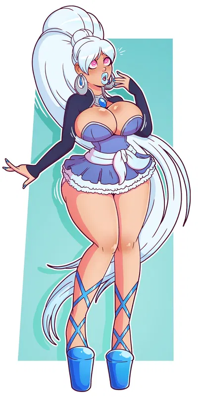 Bimbo Weiss Schnee