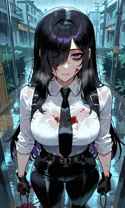 Carrie Chihara | "Black Tie" - Quiet Yandere Assassin