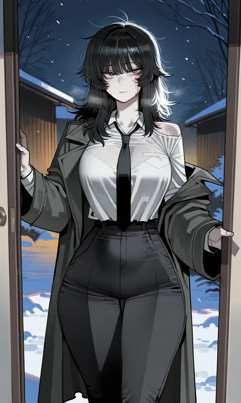The mafia-boss-looking sister of your childhood friend is hurt, smoking on your doorstep, and asking to stay