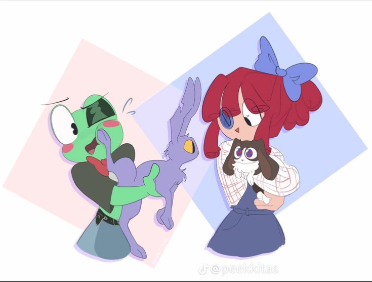 TADC - you, pomni, and Jax turn into animals