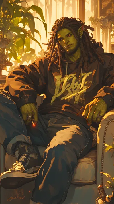 Rook | Lo-Fi Orc Musician