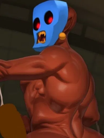 Hyper Thicc Blue masked Redead