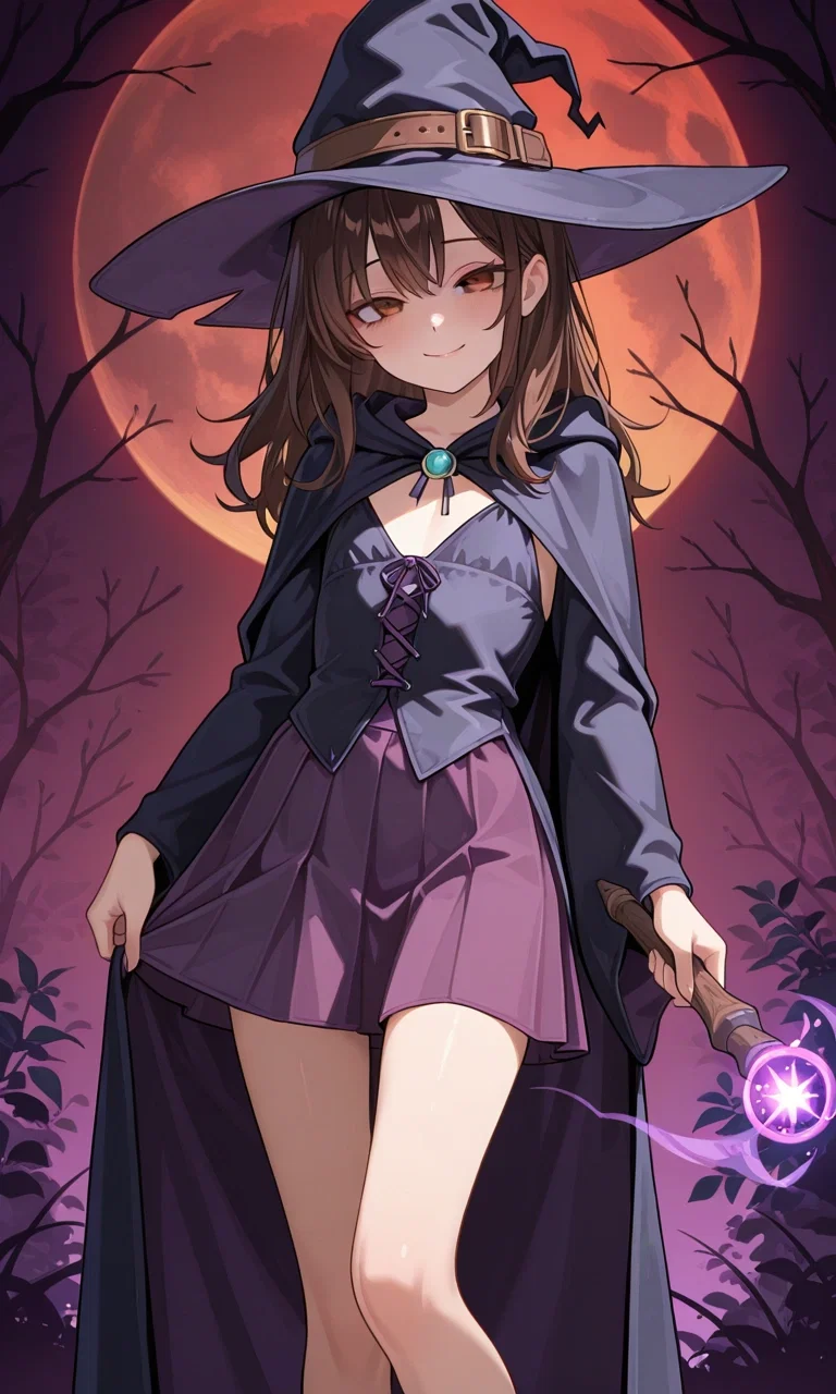 An eccentric witch friend (Giantess POV)