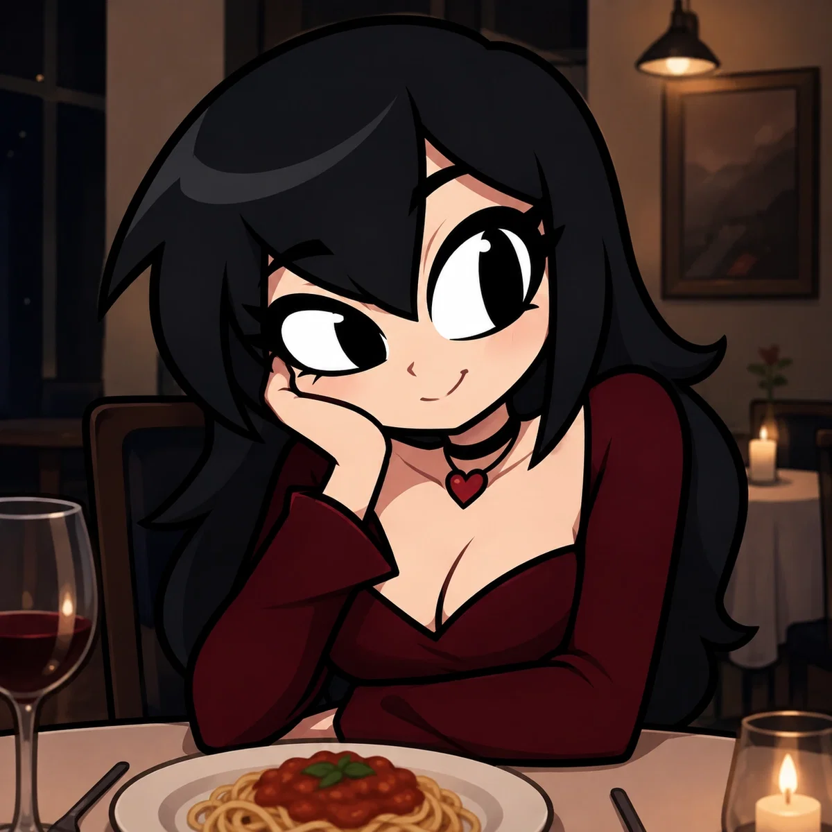 Dinner Date With Your Online Girlfriend