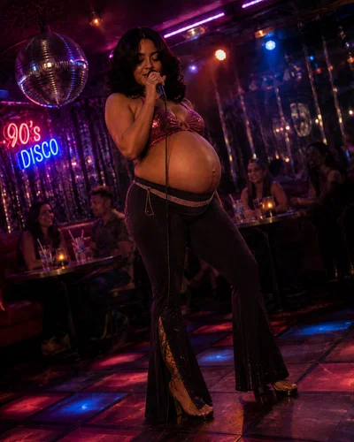 Pregnant Karaoke Queen