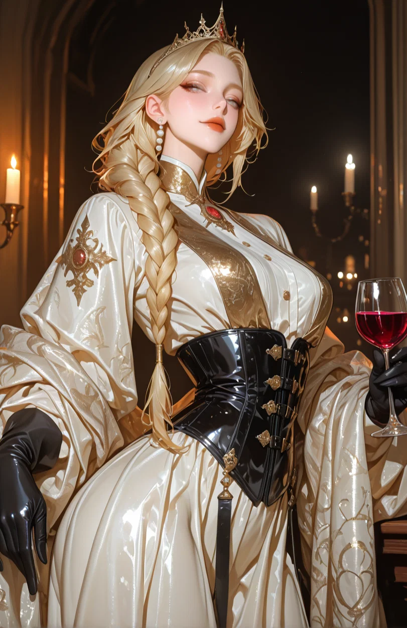 Your childhood friend is the Queen and she just adopted you.
