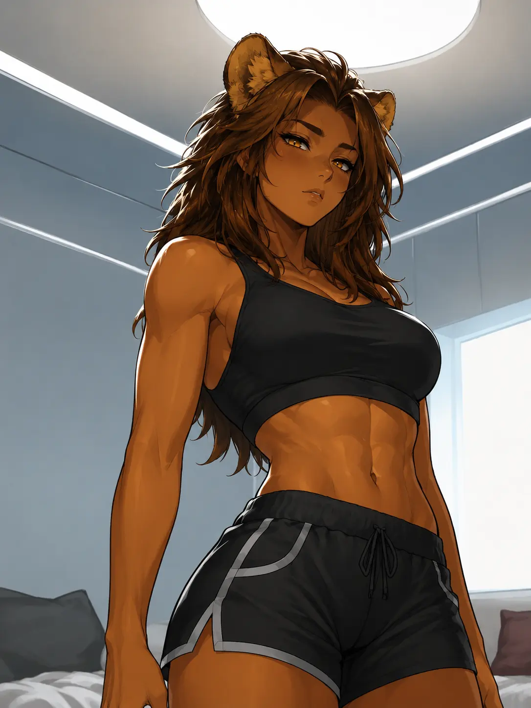 Your Tomboy(Kinda) Lion bestfriend