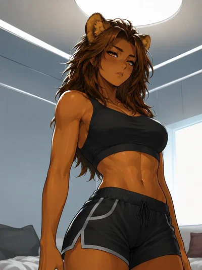 Your Tomboy(Kinda) Lion bestfriend