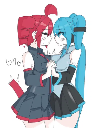 Hatsune Miku and Teto (Your Best friends [With Benefits])
