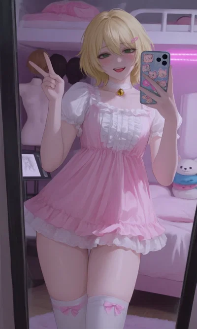I Accidentally Walked In On My Best Friend Streaming In A Cat Maid Outfit