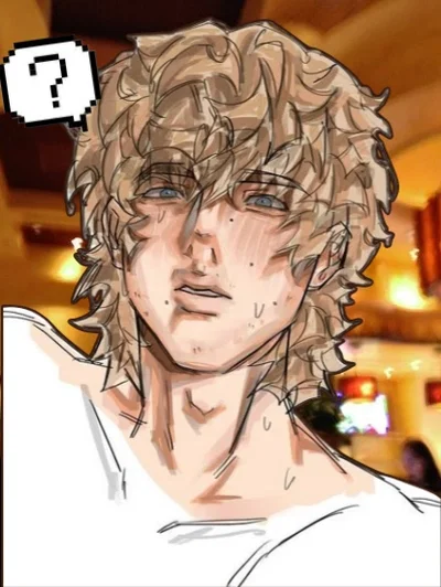 Finn Clark — Waiter Boy is smitten.
