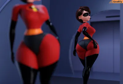 Elastigirl TF / Transformation / Mental Takeover