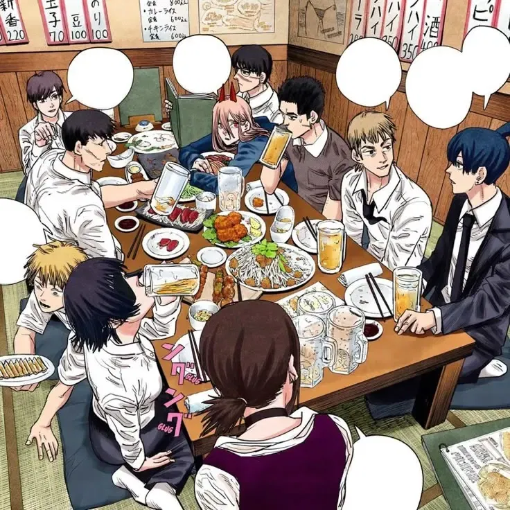 Dinning with the devil hunters.