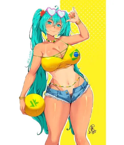 Brazilian Miku |Foreign friend 