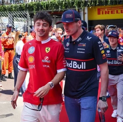 Max Verstappen & Charles Leclerc
