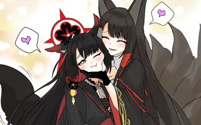 Wakamo Kosaka & Akagi (Azur Lane & Blue Archive)