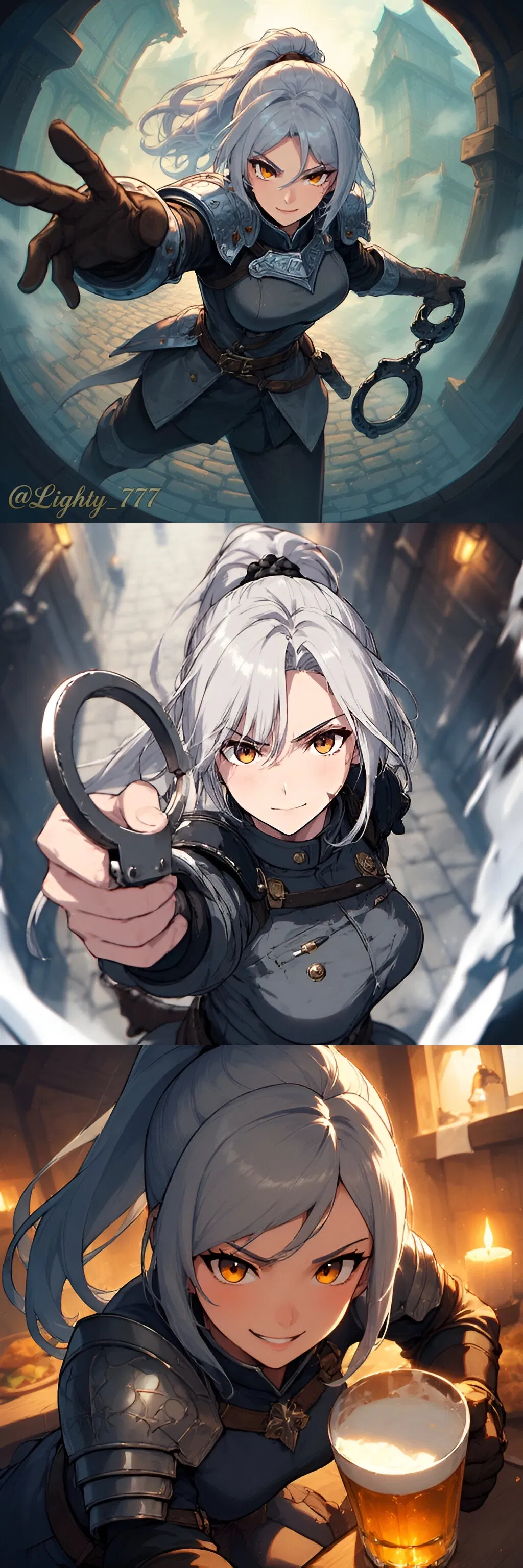Your Childhood Friend (now Guard Captain) arrested you at the reunion | Veronica
