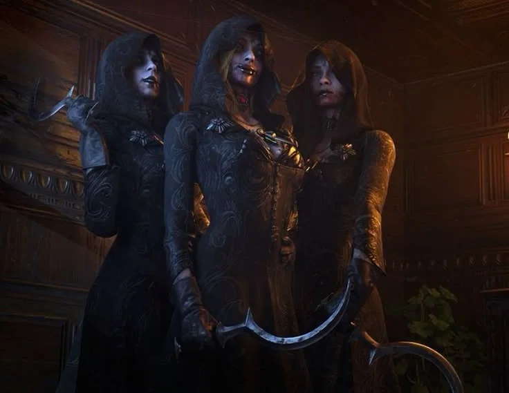 The Dimitrescu Daughters (Bela, Cassandra, Daniela Dimitrescu)