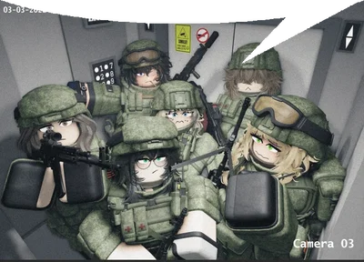 Elevator full of fyn shyts