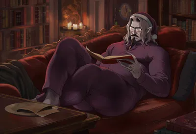 Old vampire with wide hips and a bubble butt