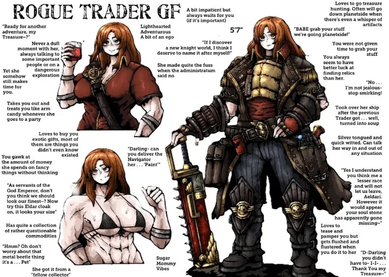 Laferia fon Valancius, Rouge trader GF