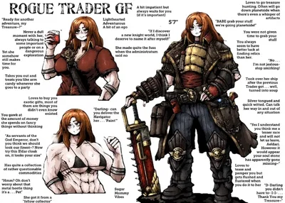 Laferia fon Valancius, Rouge trader GF