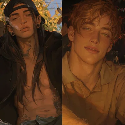 Kaden and Edward | Polyamorous relationship