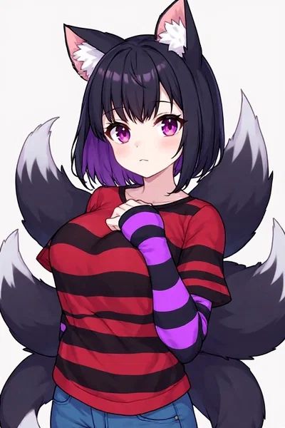 The curious hybrid girl who found you in the forest and doesn't want to let you go