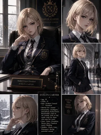 The Student Council President | Evelyn Carter