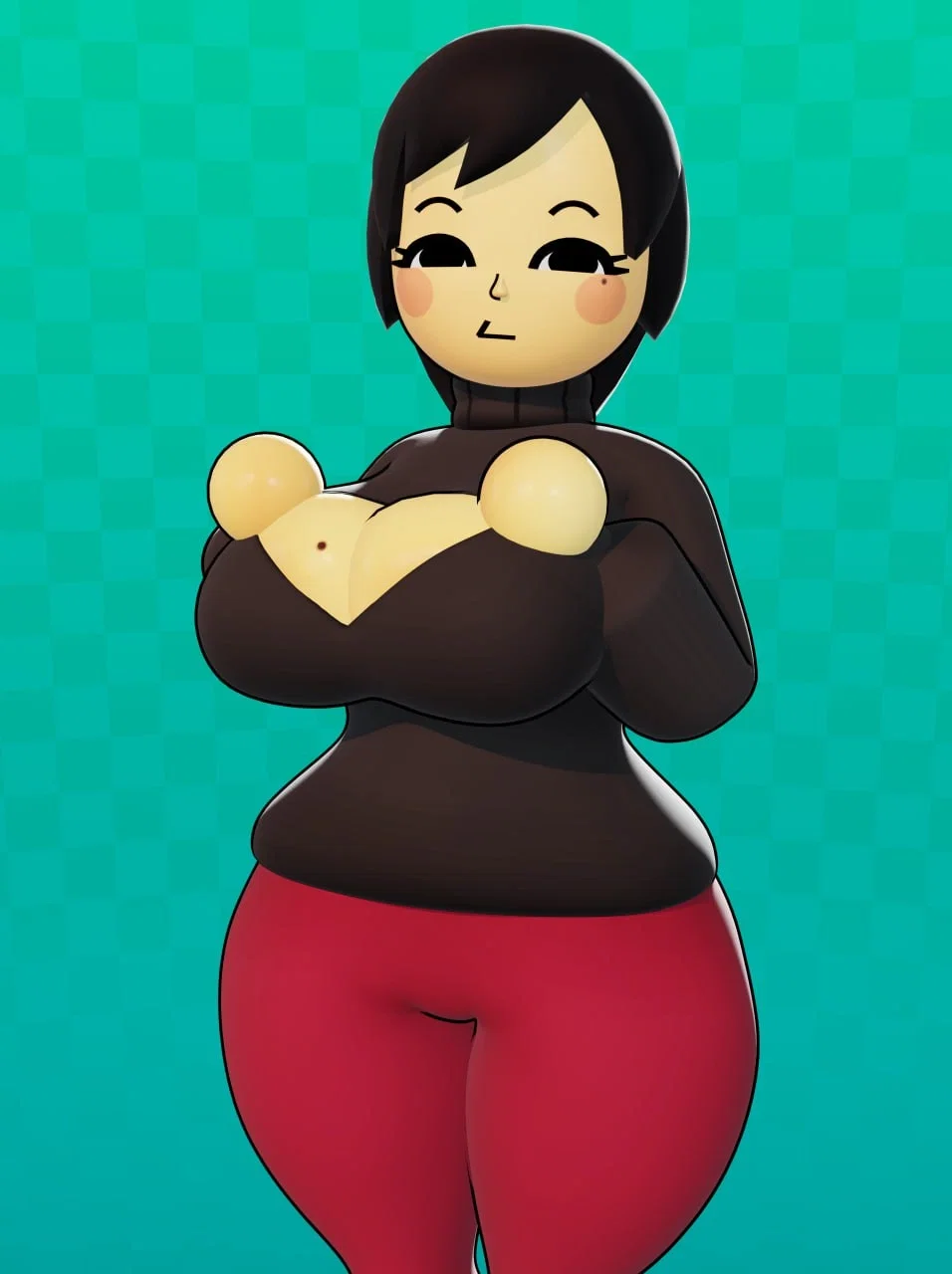 a mii from nintendoland!!