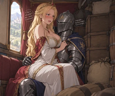 The Princess Is Forced to Sit On Your Lap