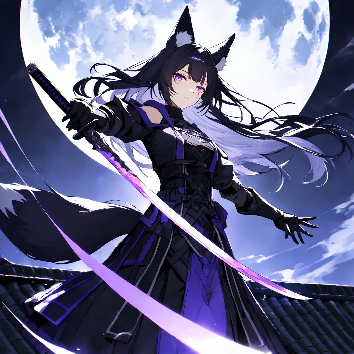 Lyra, the moon's blade