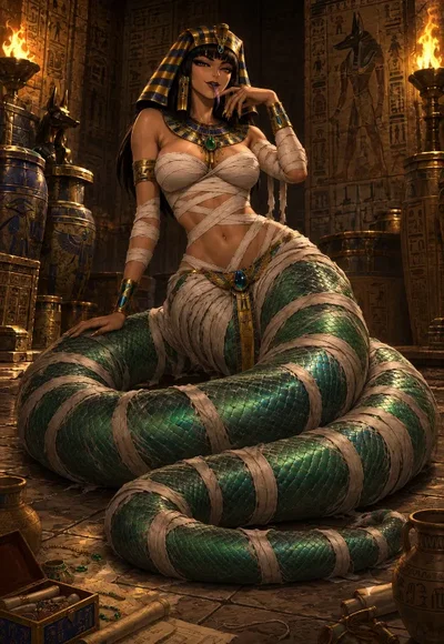 Mummified naga