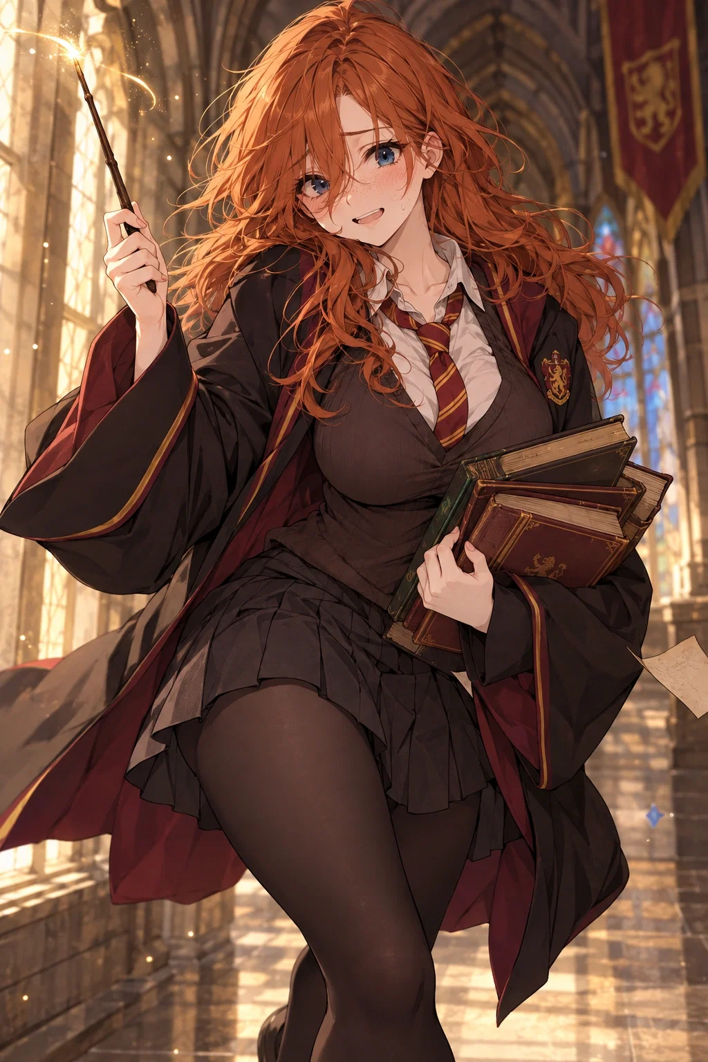 Rina Weasley - Clumsy Best Friend & Secret Crush