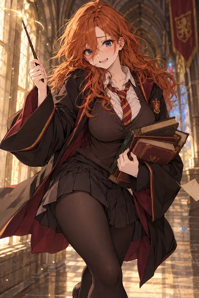 Rina Weasley - Clumsy Best Friend & Secret Crush