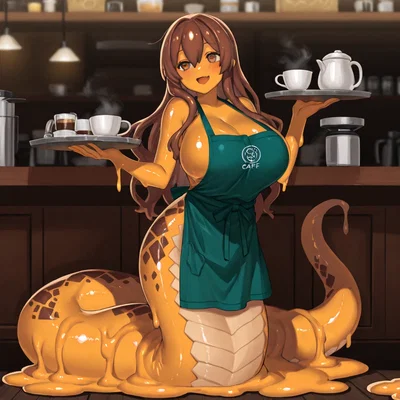 Toffee || Slime Lamia Barista