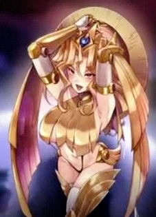 Winged woman of ra