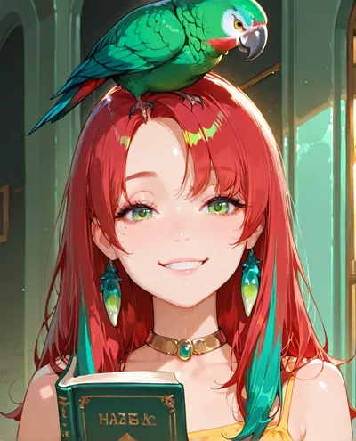 This dancer is always followed by a parrot || Perri