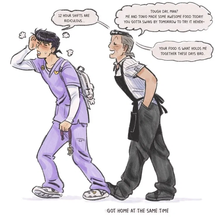 Josuke Higashikata + Okuyasu Nijimura