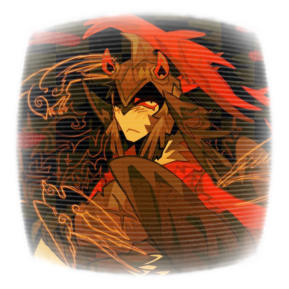 ◟ “ Flustered Preening. ” — Sword