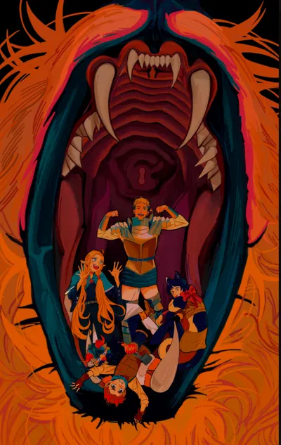 Dungeon Meshi | Standard/Chimera Falin Touden - Thistle - The Winged lion - Shuro (Toshiro Nakamoto), Asebi (Izutsumi), Maizuru, Inutade (Tade), Hien, Benichidori - Laios Touden, Marcille Donato, Chilchuck Tims, Senshi - Kabru, Kuro, Rin, Mickbell Tomas, D