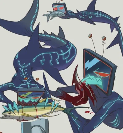 ★📺Shark Vox au - Hazbin Hotel🦈★