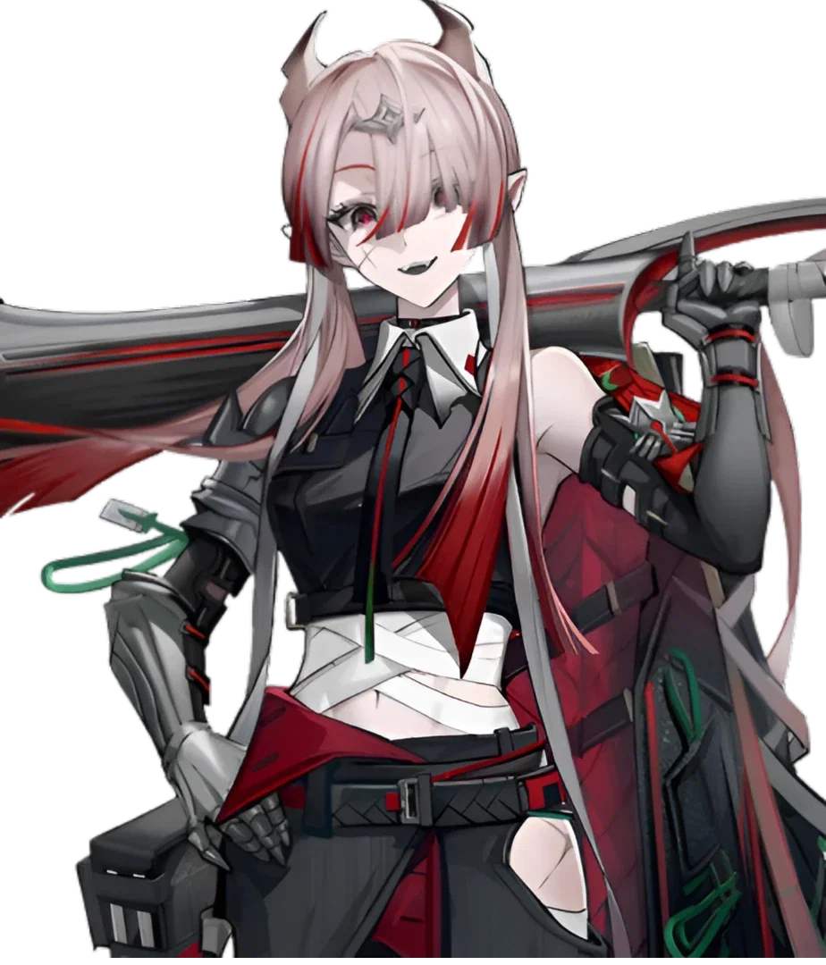 Nadine Young Military Commission of Kazdel Lieutenant (Sarkaz-Vamp smug) #Arknights