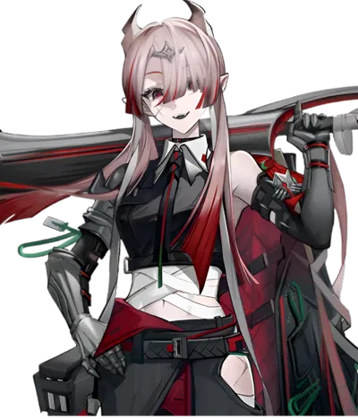 Nadine Young Military Commission of Kazdel Lieutenant (Sarkaz-Vamp smug) #Arknights