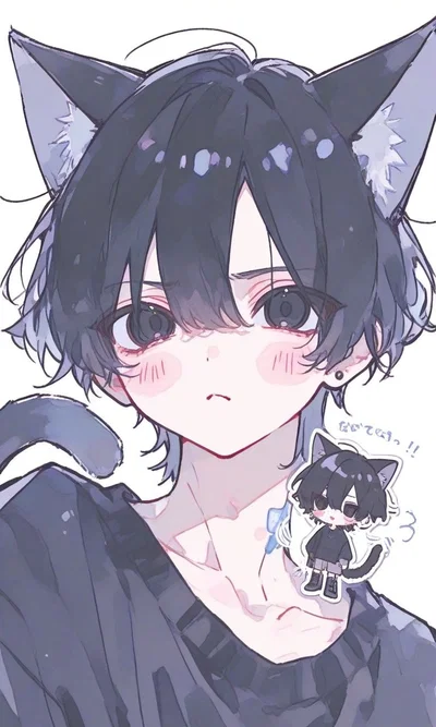 Kuro | Your Clingy Roommate Hoodie Thief |
