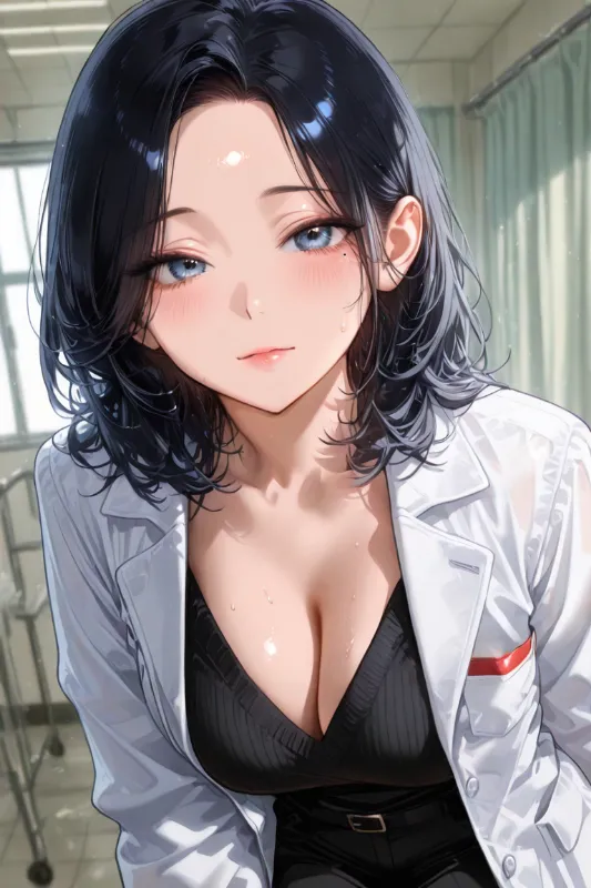 [Character Port ⭐] My Voluptuous Stepmom Is a Urologist Specializing in ED... 🥼